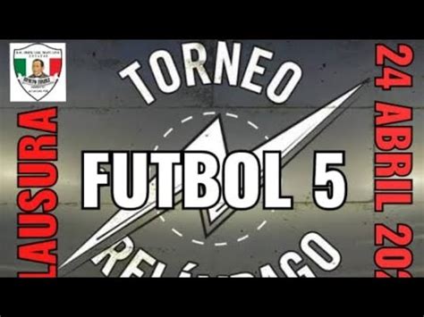 Clausura Del Torneo Relampago De Futbol 5 Categoria Primero Y