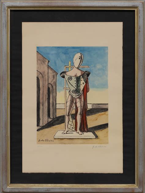 GIORGIO DE CHIRICO Manichino Metafisico 1977 Area Case D Aste