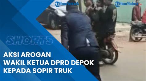 Viral Video Sopir Truk Di Depok Pasrah Disuruh Push Up Di Aspal Oleh