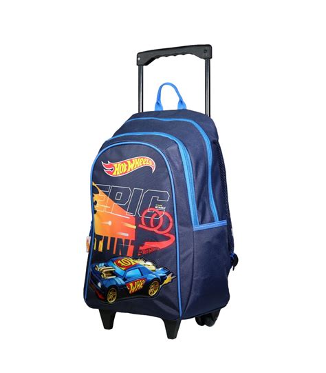 BAGTROTTER Sac à dos à roulettes Mattel Hot Wheels 45 cm Bleu