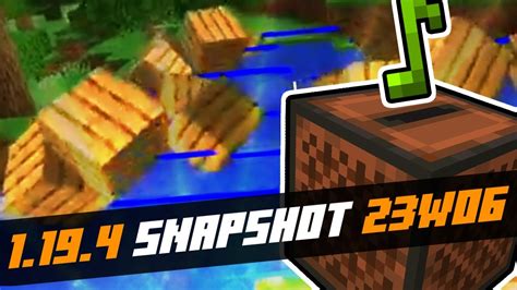 On peut FAIRE ÇA MAINTENANT 1 19 4 Snapshot 23w06 YouTube