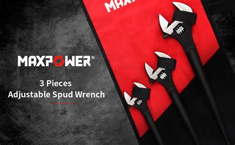 Maxpower Pieces Spud Wrench Inch Inch Inch Adjustable