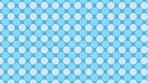 Baby Blue Seamless Geometric Circle Background Pattern