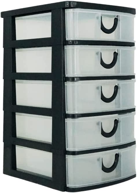 Massca Plastic Storage Drawers Plastic Storage Bins With Drawers For