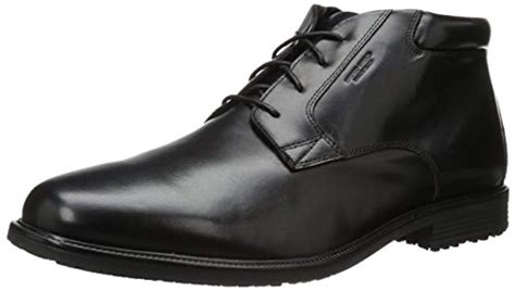 Lyst Rockport Essential Details Waterproof Dress Chukka Boot In Black