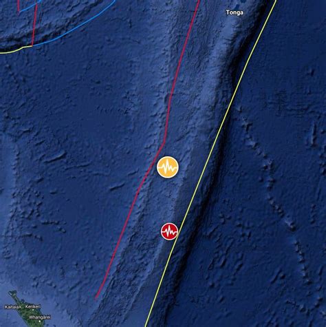 Very Strong M6 9 Earthquake Hits Kermadec Islands At Intermediate Depth The Watchers