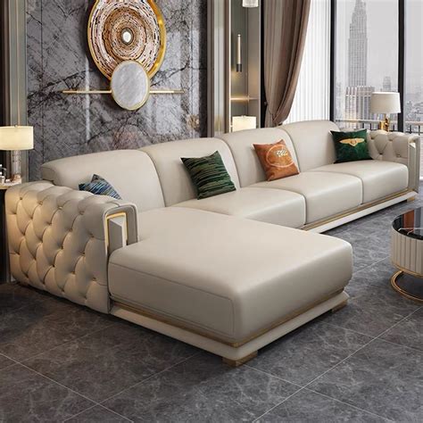 L Seater Sofa Size Baci Living Room