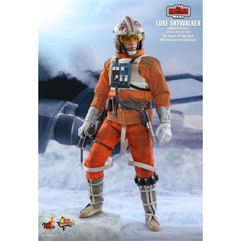 Luke Skywalker Snowspeeder Pilot Hot Toys MMS Th Anniversary Star Wars