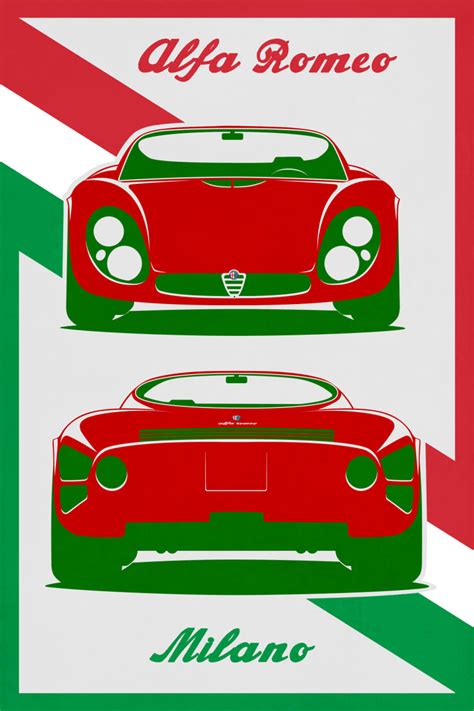 Poster Alfa Romeo Domestika