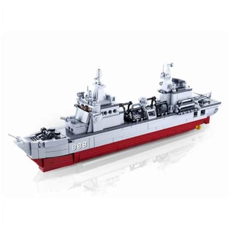 Texas Toy Distribution 701 1-450 Scale Model Bricks Supply Ship Building Brick Kit, 495 Piece, 1 ...