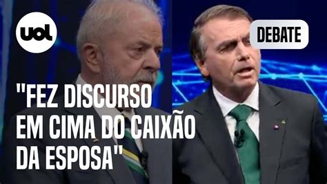 Bolsonaro Fala De Marisa Let Cia Em Debate Lula Fez Discurso Em Cima