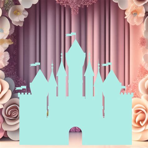 Castle Cutout Princess Castle Cutout Decor Princess Party Decoration