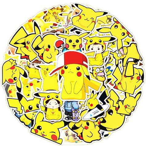 Adet Anime Pokemon Pikachu Graffiti Karikat R Karalama Defteri