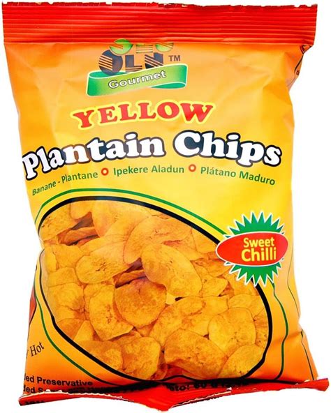 Olu Olu 100 Natual Sweet Chilli Plantain Chips 60g Box Of 24