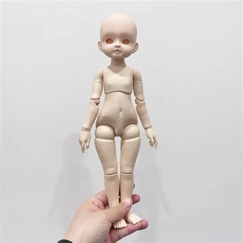 1 6 MECHANICAL JOINTED Nude Dolls 33cm Naked BJD Doll Without Makeup