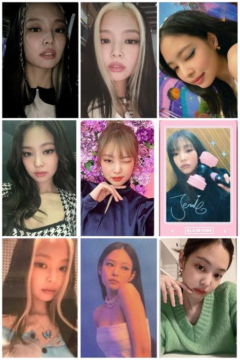 Jennie Fanmade Photocards BLACKPINK 2022 Kolaj