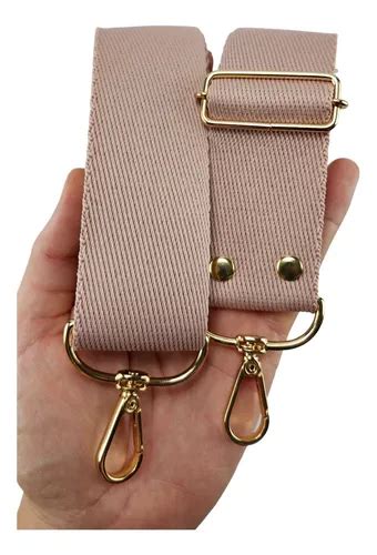 Alça Chic Nude Transversal Para Bolsa 4cm Poliéster 1 30m
