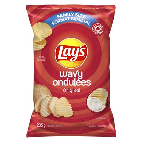 Lay's - Wavy Original Potato Chips - Family Size Stong's Market