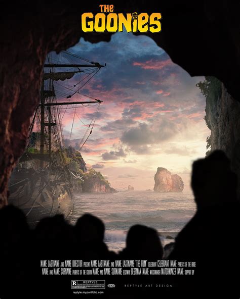 The Goonies movie poster concept design on Behance