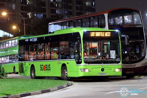 Lrt Shuttle West Punggol Sbs Transit Mercedes Benz Citaro Sg J