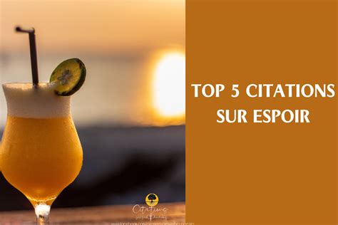 Top Citations Sur Espoir Citations Proverbes Et Po Sies