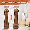 Amazon XWXO Wood Salt And Pepper Grinder Set Salt Mill Pepper