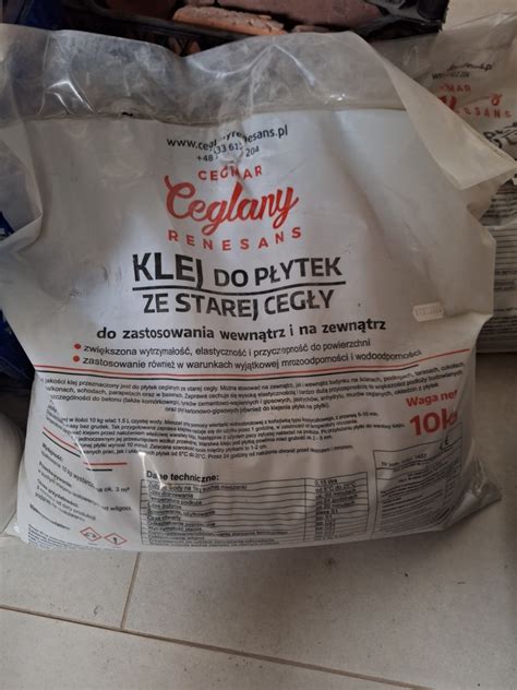 Klej do Płytek Ceglanych Ceglany Renesans 10 kg Komprachcice Kup