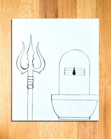 shivling drawing  om letter   draw shivling easy