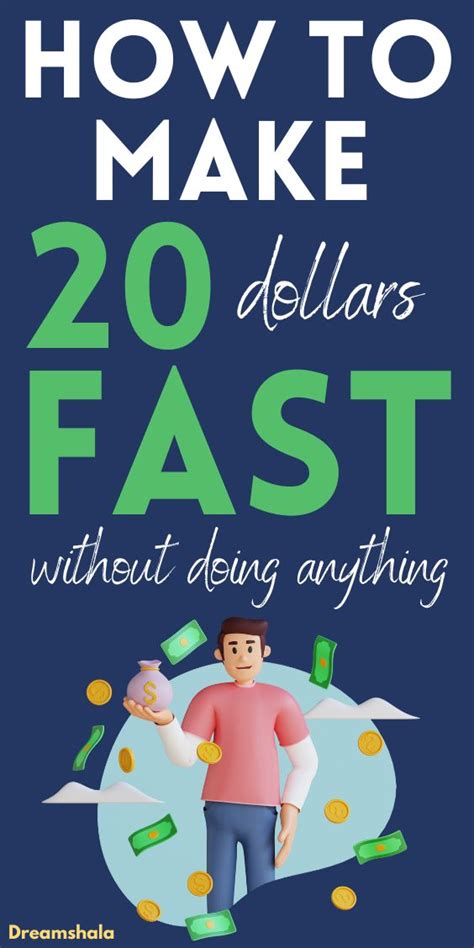 How To Make 20 Dollars Fast 51 Legit Ways Get 20 Now Ways To