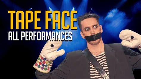 Tape Face All Performances On America S Got Talent And Champions YouTube