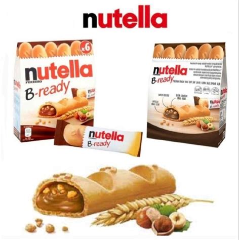 Jual Nutella Bready B Ready Nutella Ferrero Wafer Coklat Shopee