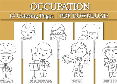 Occupations Coloring Pages