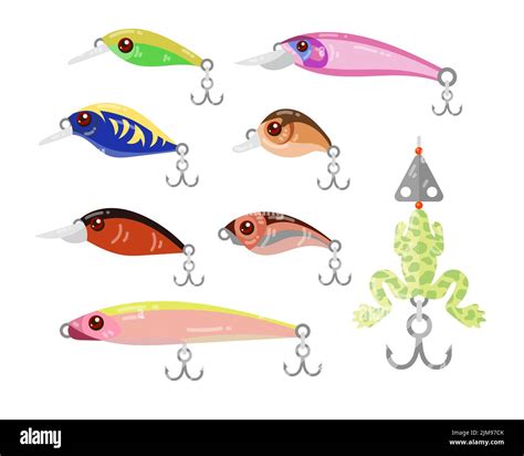 Artificial Lures Stock Vector Images Alamy