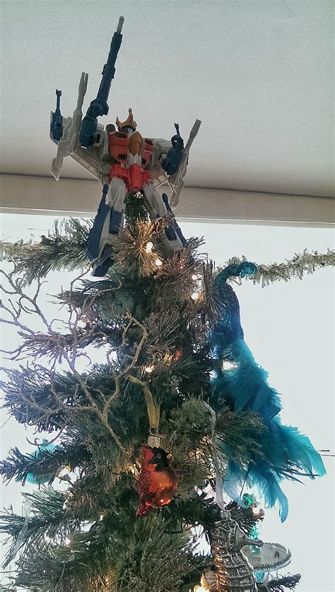 Pt Topped Our Christmas Tree With Starscream And Then Quickly