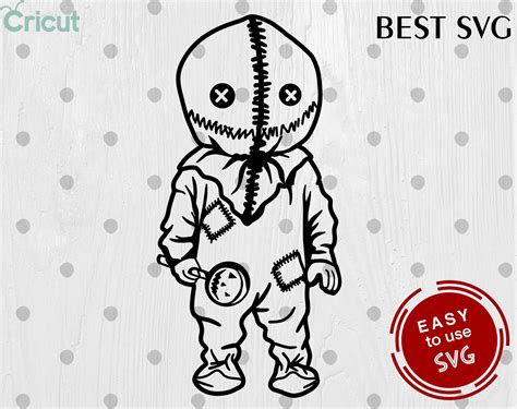 Trick R Treat Sam Svg Cricut Svg Silhouette Cut File Etsy