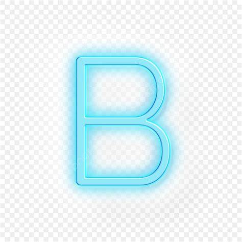 Lettre B Png Transparent B Lettre Neon B Symbol Typographic Png