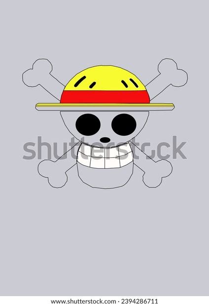 One Piece Pirate Flag Logo Which Stock Illustration 2394286711 ...