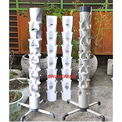 Jual Pot TOWER 4 inc Pipa Hidroponik Vertikal | Shopee Indonesia