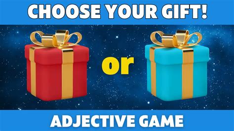 Choose Your Gift Game Adjectives Games4esl