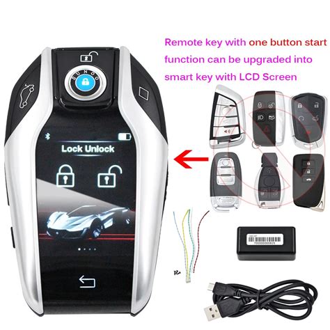 Modified Universal Boutique Smart Remote Car Key LCD Screen For BMW