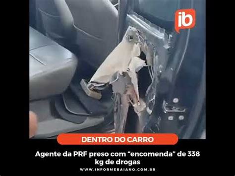 Agente da PRF é preso ao transportar mais de 300 kg de drogas no