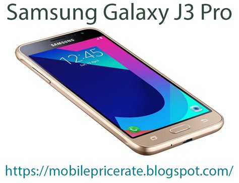 Samsung Galaxy J3 Pro Price In Bd Mobile Price In Bangladesh