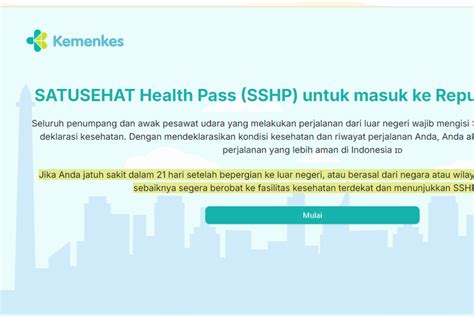 Foto Cara Skrining SatuSehat Health Pass Jadi Syarat Masuk Indonesia