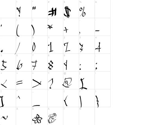 Chinese Calligraphy Font