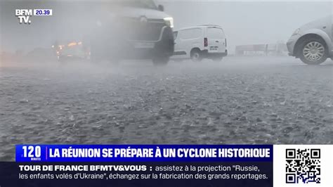 BFM TV Lîle de la Réunion se prépare à un cyclone historique