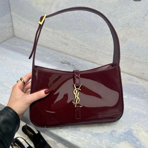 Le In Patent Leather Saint Laurent Ysl Bolsa Vintage