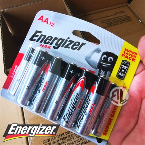 Official Energizer Max AA AAA 1 5V Alkaline Batteries Shopee Malaysia