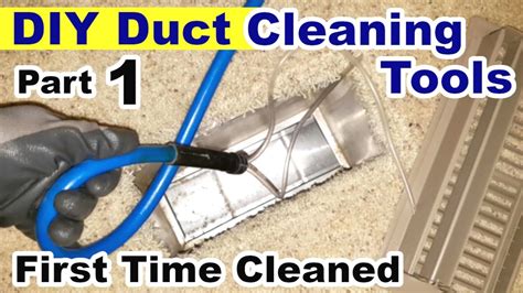 Diy Air Duct Cleaning Tools Part 1 How I Cleaned Air Ducts Using Diy Equipment 40 Year Old