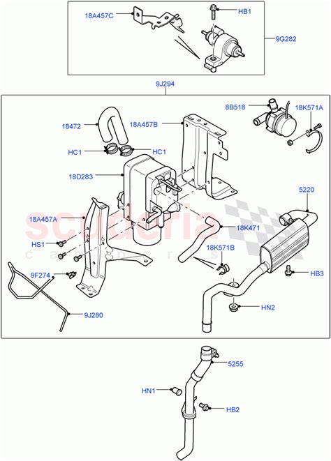 Auxiliary Fuel Fired Pre Heater Page B With Fuel Fired He Parts