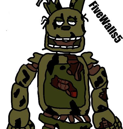 Springtrap Fan Art 1 by FiveWalls5 on DeviantArt